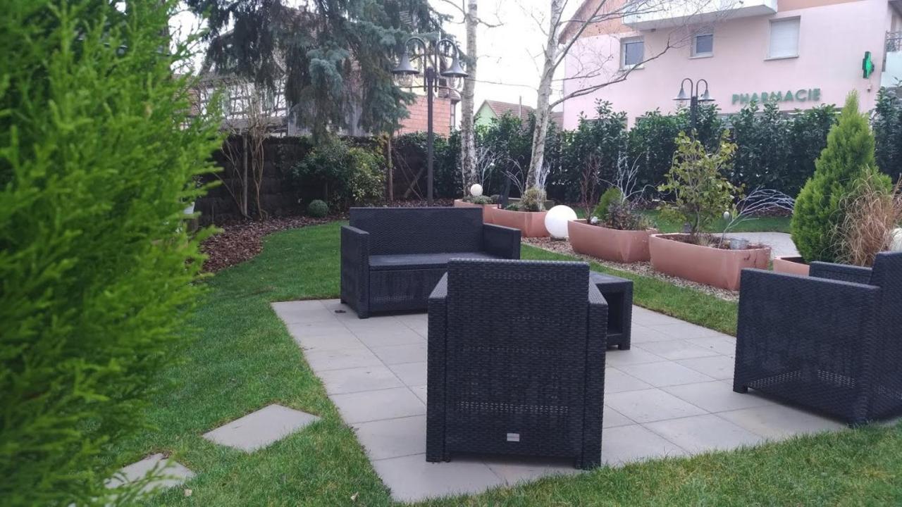 Gites Le P'Tit Paradis Du Ried Sundhouse Exterior foto